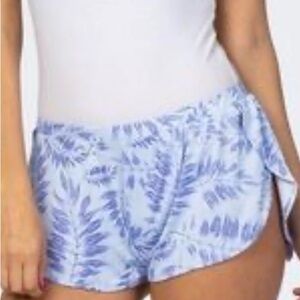 Hale Bob Perwinkle Palm Print Sleep Shorts​​